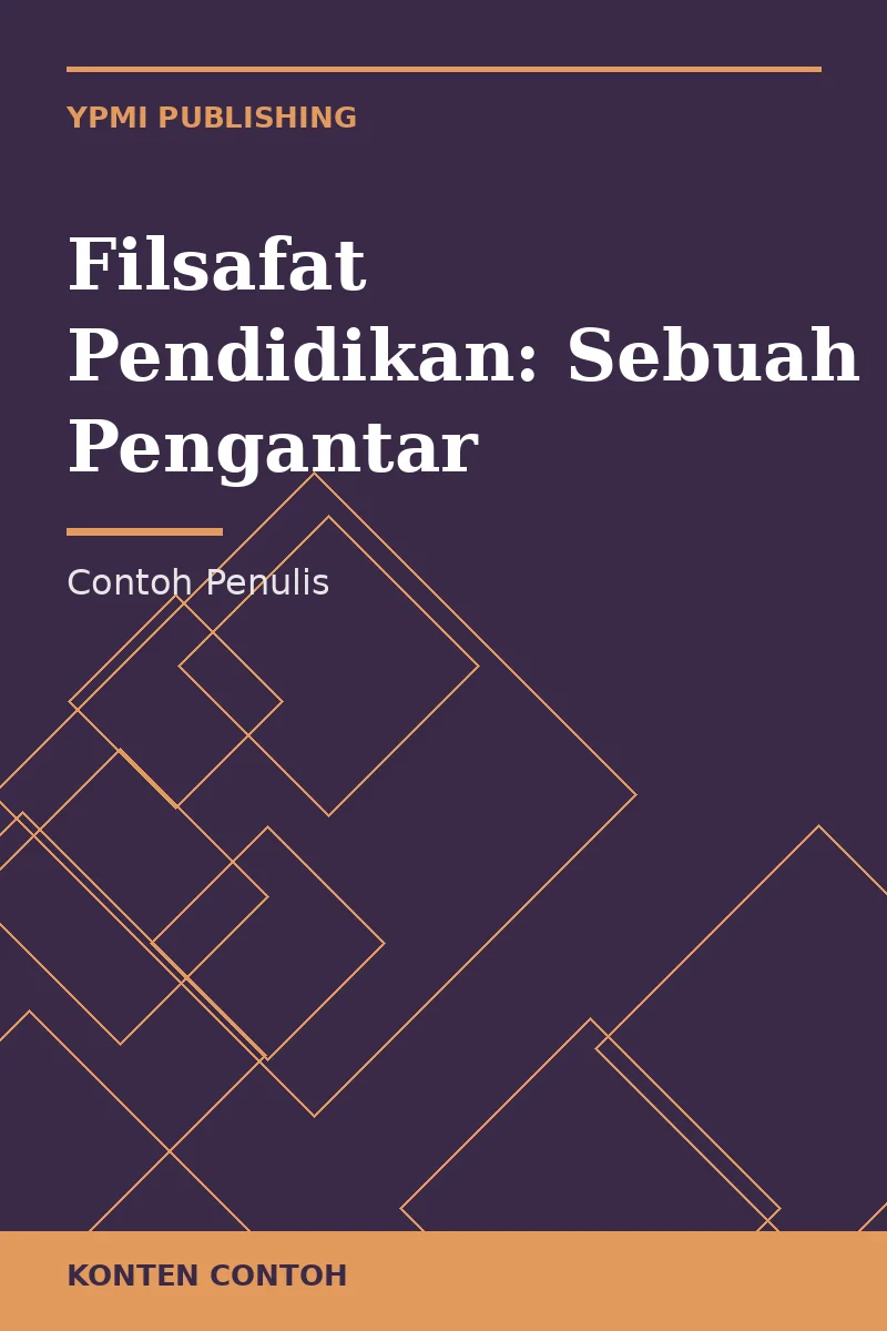 Sampul Filsafat Pendidikan: Sebuah Pengantar