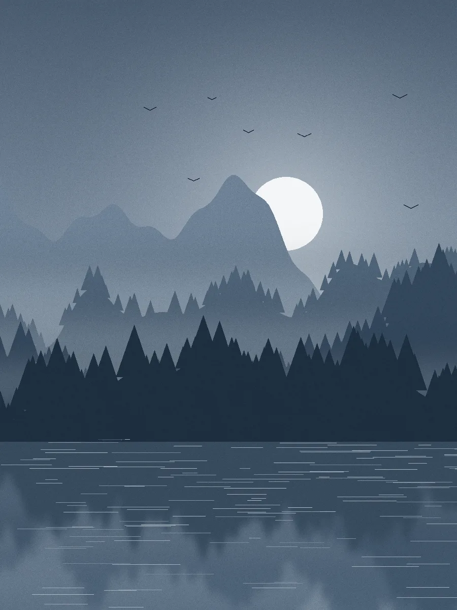 Ilustrasi contoh — kabut pagi